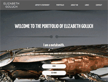 Tablet Screenshot of elizabethgoluch.com